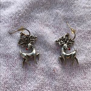 Brighton reindeer earrings